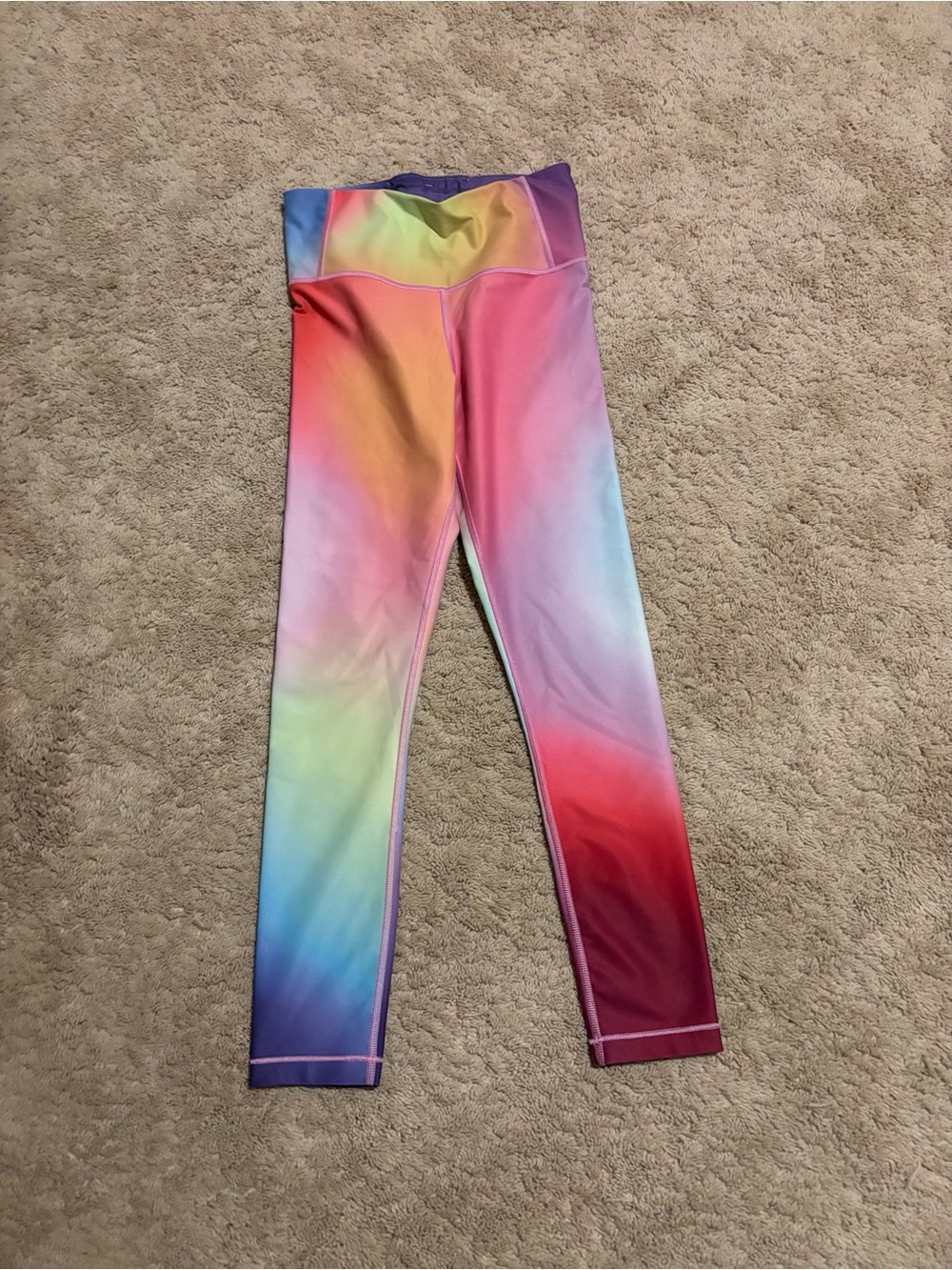 Athleta Kids Ombre Rainbow Leggings - Multicolor